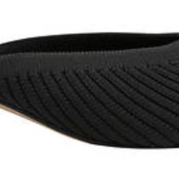 BANDOLINO Teddy Knit Slip On Mules Black - Picture 4 of 7